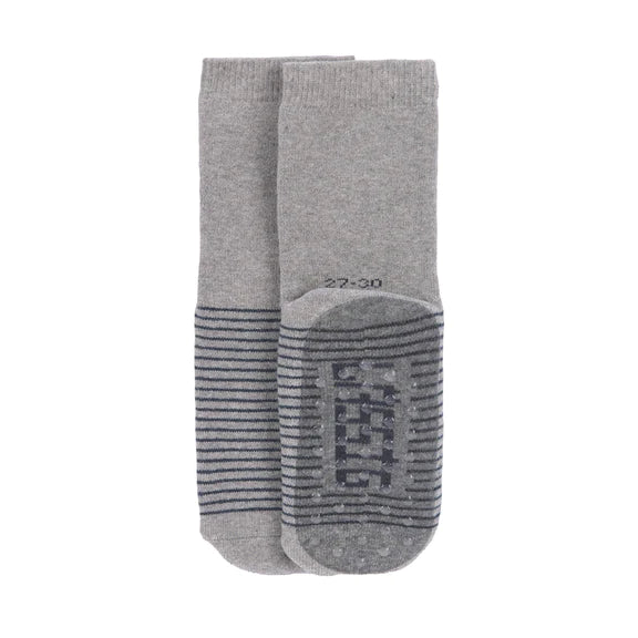 Lässig Meias Antiderrapantes Azul/Cinza - Pack 2 Meias