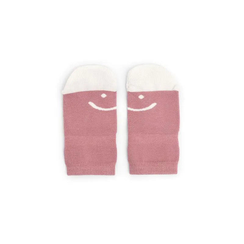 Tip Toey Joey Meias Barefoot Branco e Rosa - Pack 3 meias
