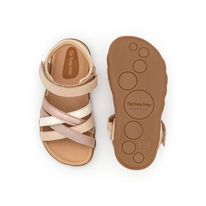 Tip Toey Joey - Sandálias Criss Cross Pink Dream