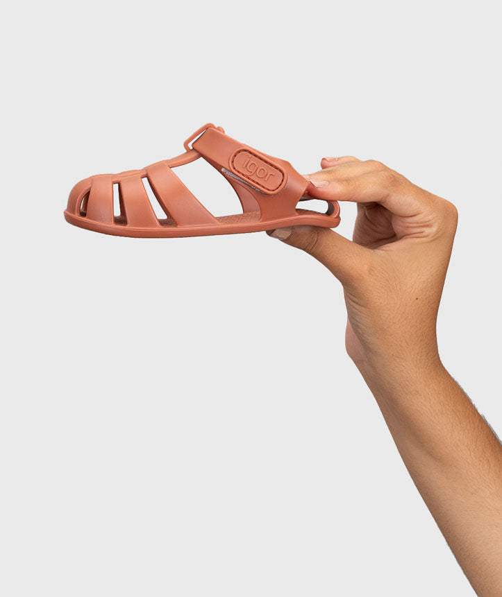 Igor - Sandálias Nemo Solid Terracota