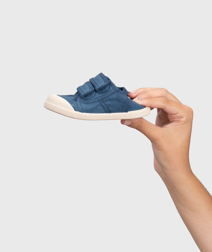 Igor - Ténis de Lona Velcro Azul Marinho