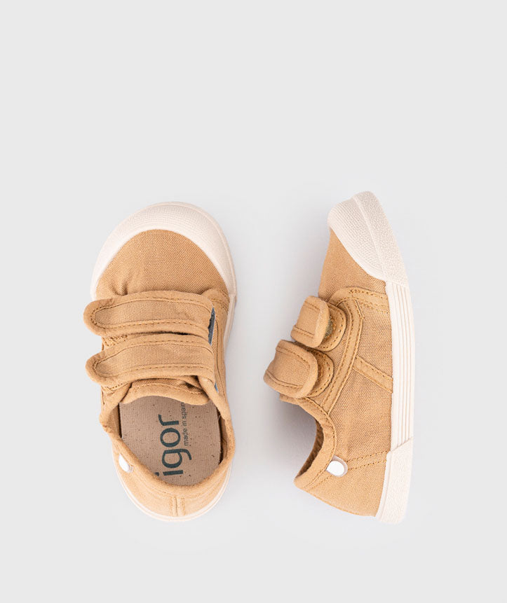 Igor - Ténis de Lona Velcro Cereal