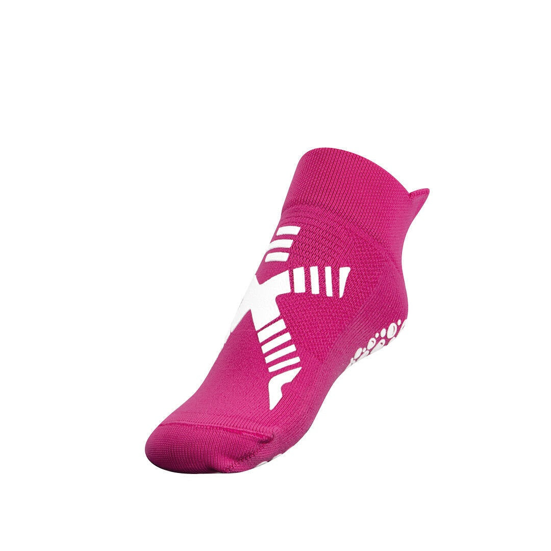 Meias técnicas antiderrapantes de piscina Rosa