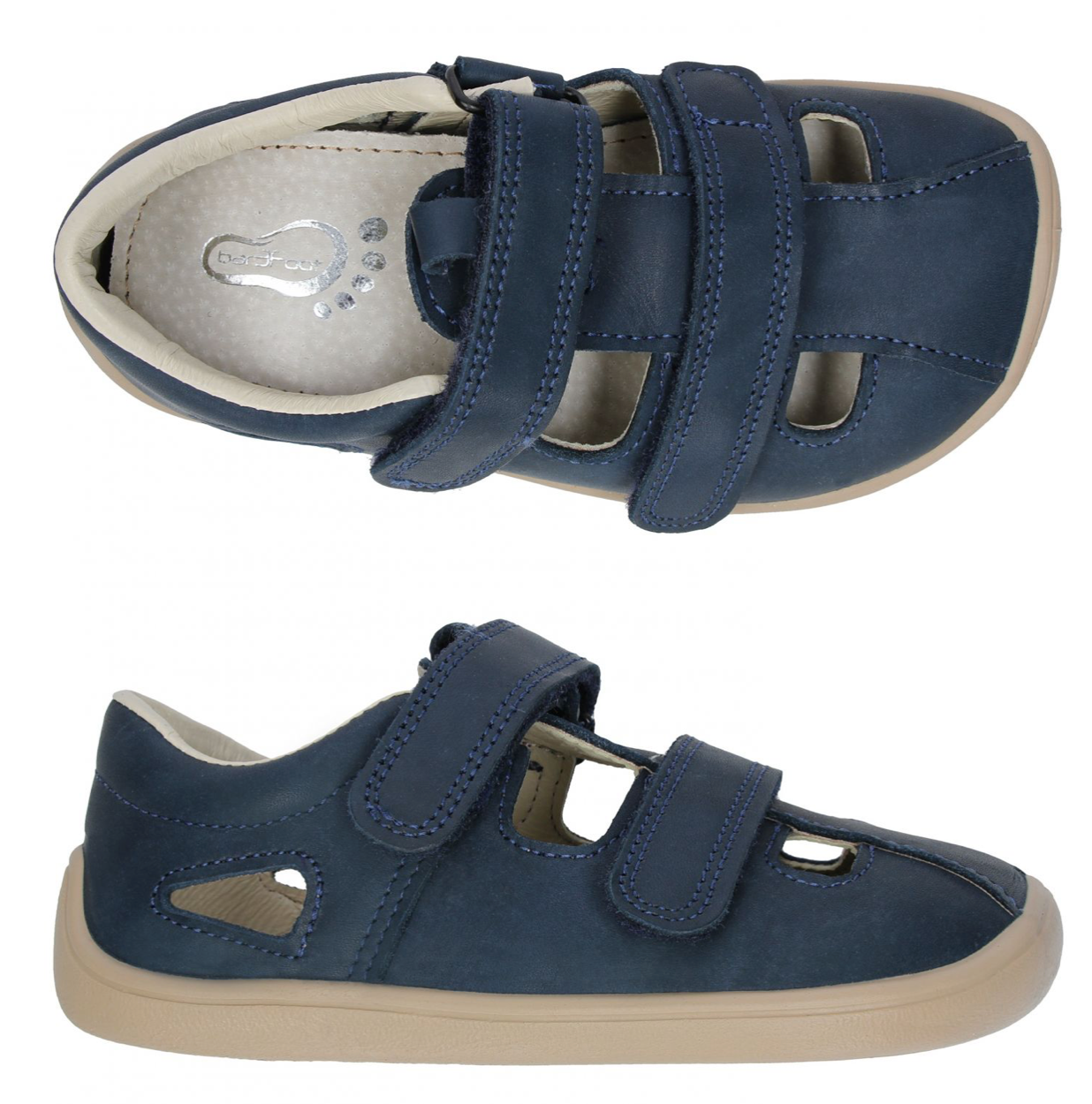 3F Bar3foot - Sandálias Elf Summer Navy