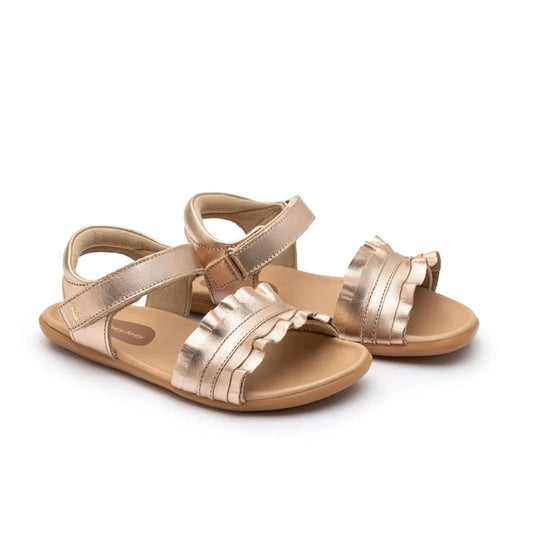 Tip Toey Joey - Sandálias Ruffle Dourado