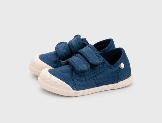 Igor - Ténis de Lona Velcro Azul Marinho